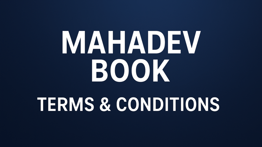 mahadev book terms and condition