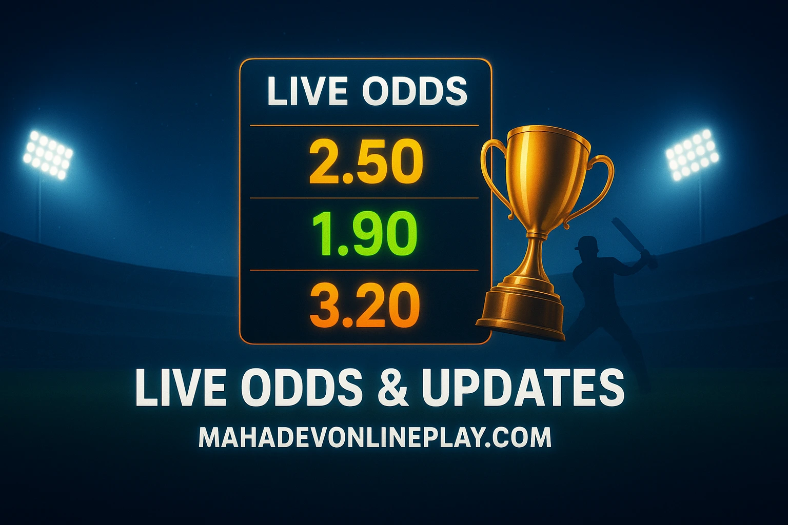 Live odds and real-time updates