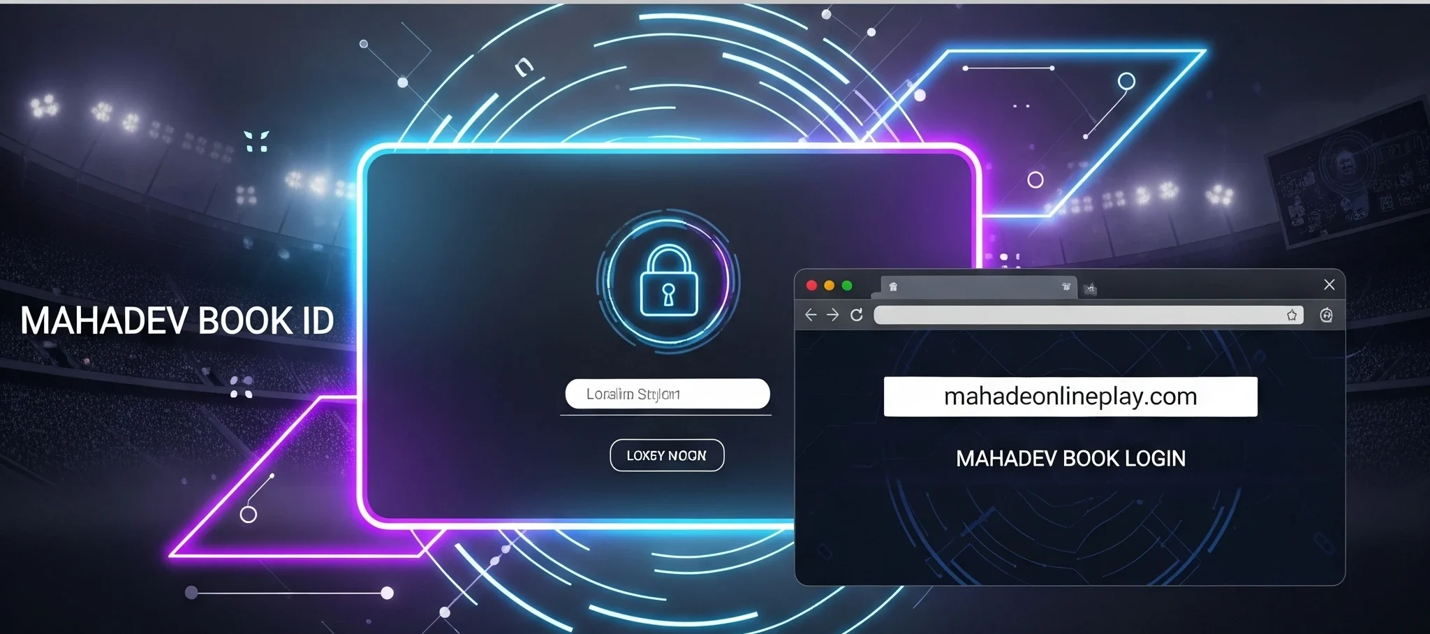 Mahadev Book ID and Mahadev Book Login official access banner on mahadevonlineplay.com