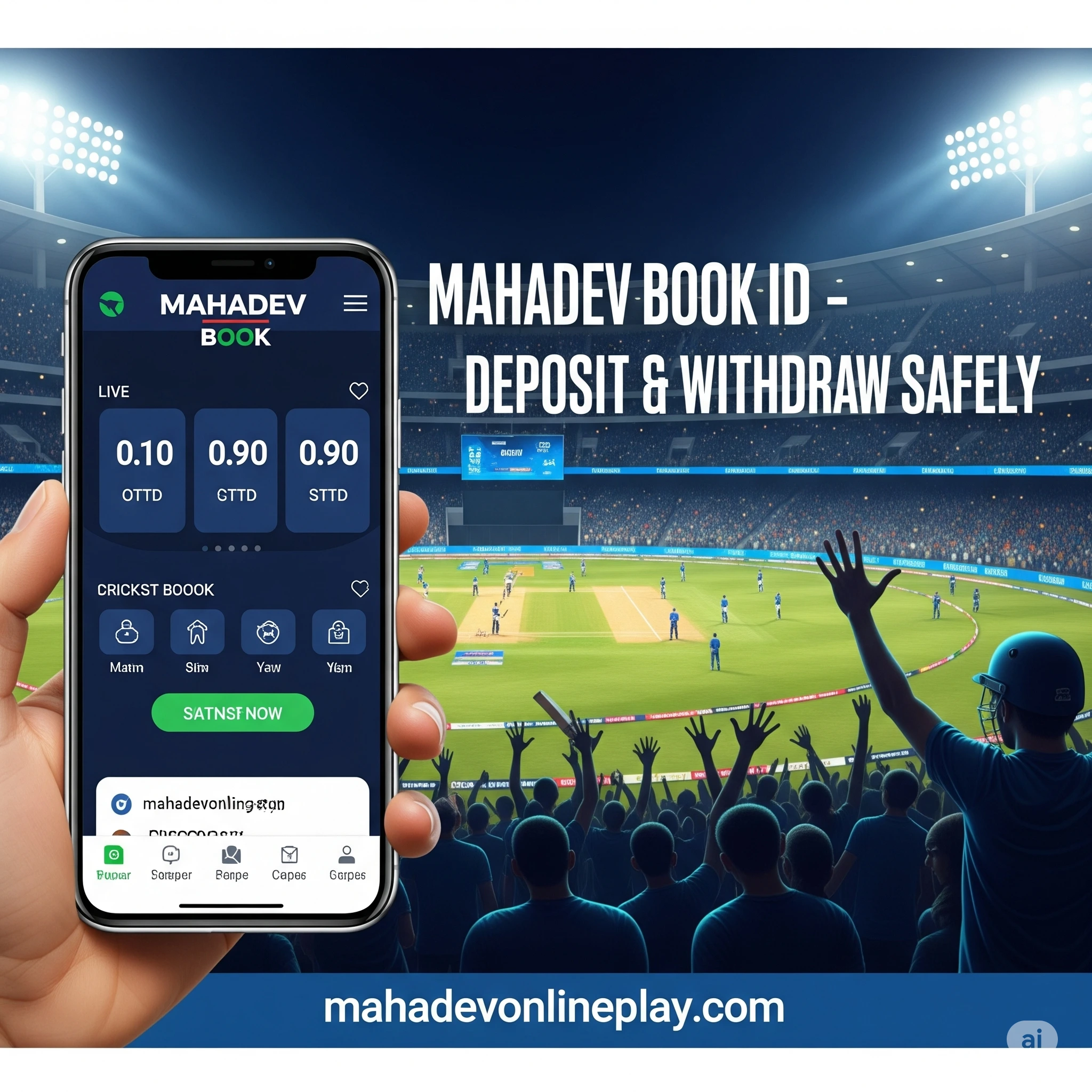 Start betting securely with MahadevBook ID and enjoy fast deposits & withdrawals.