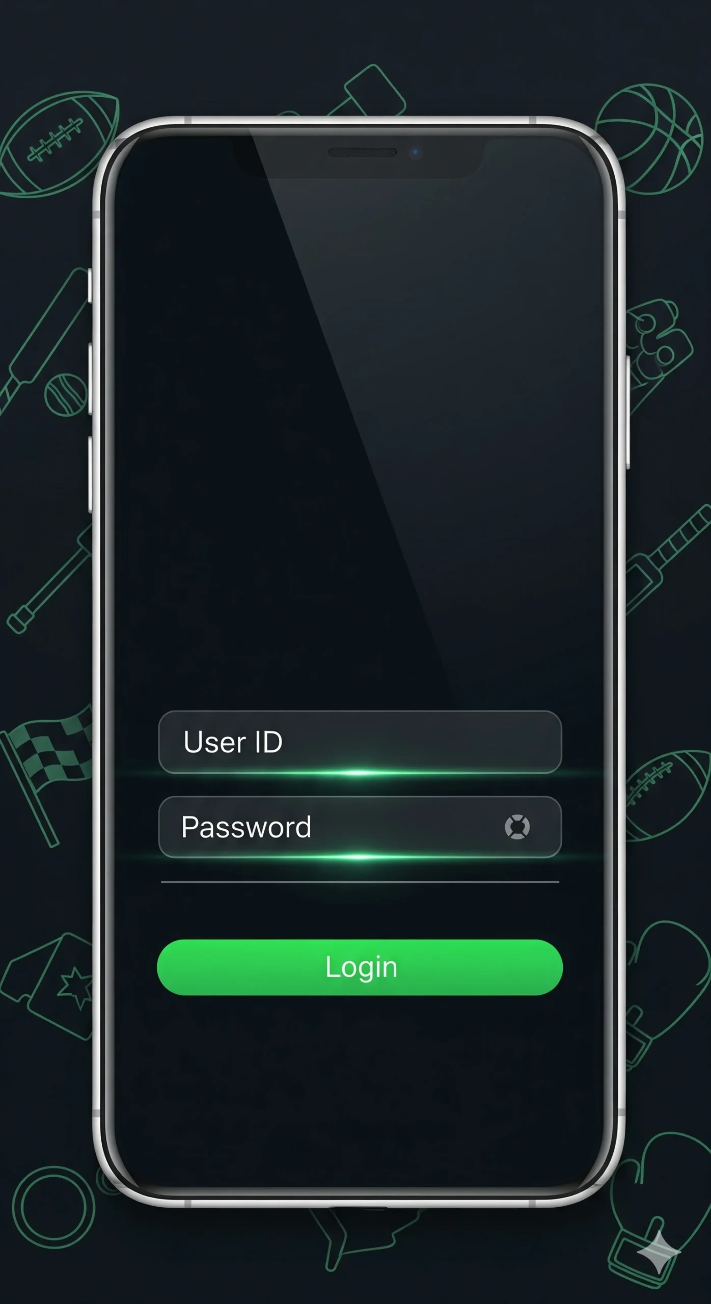 Mahadev Book Online ID Login Example on Mobile Screen