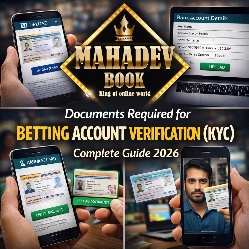 Mahadev Book betting account KYC verification documents upload process 2026