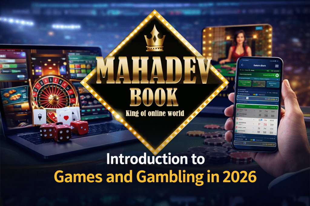 Mahadev Book logo banner – Introduction to Games and Gambling in 2026