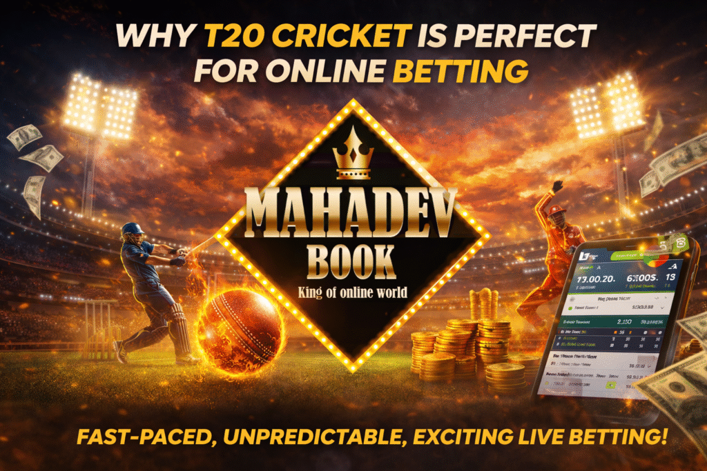 How to get T20 betting ID online with Mahadev Book cricket betting platform for live T20 match betting