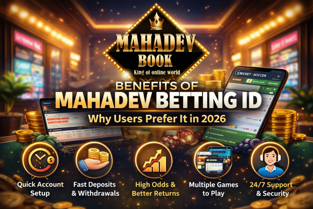 Benefits of Mahadev Betting ID banner
