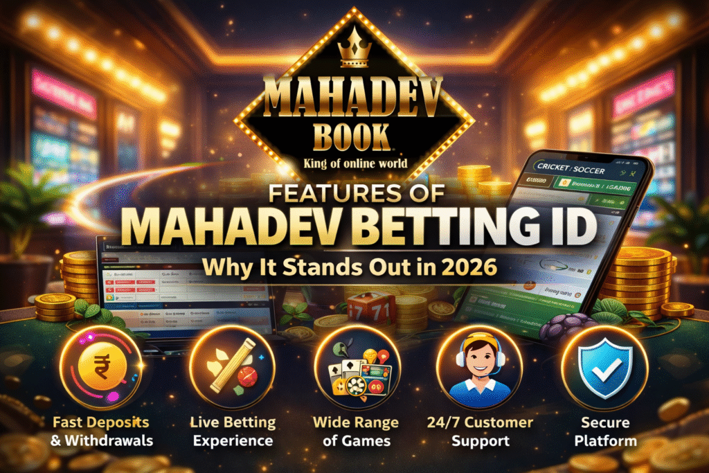 Features of Mahadev Betting ID banner