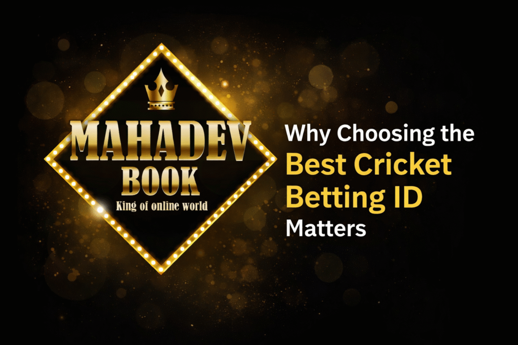 Mahadev Book logo representing why choosing the best cricket betting ID is important for safe online cricket betting