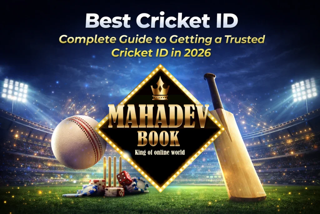 Best Cricket ID platform Mahadev Book logo – trusted online cricket betting ID provider