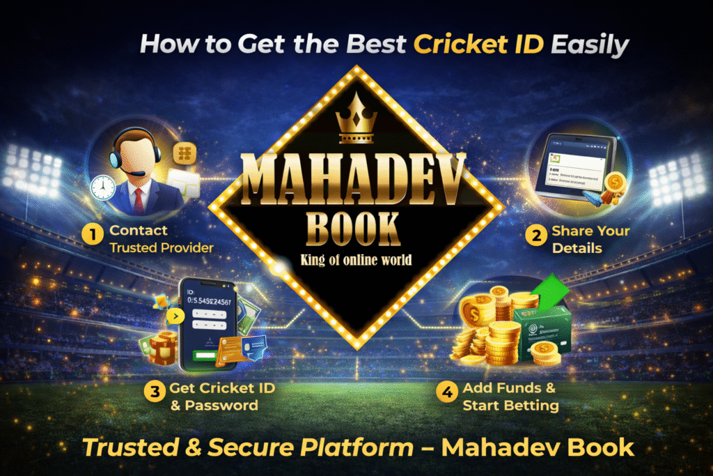 How to get the best Cricket ID online with Mahadev Book – trusted cricket betting ID provider